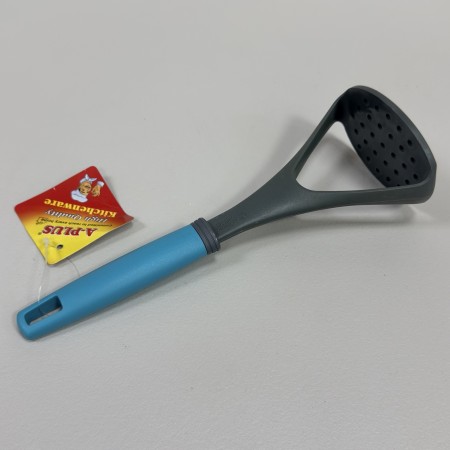 Прес для картоплі силіконовий A-Plus 0721 сірий з блакитним