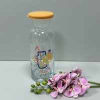 Графін скляний із силіконовою кришкою 1,26 л Pasabahce  43824 жовтий