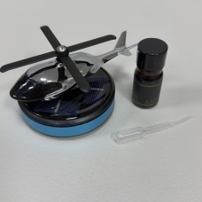 Ароматизатор автомобільний Гелікоптер на сонячній батареї 1183 блакитний