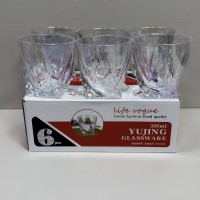 Набір склянок Quadro 6 шт 300 мл ХАМЕЛЕОН Yujing GlassWare 2772-3