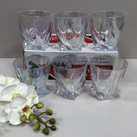 Набір склянок Quadro 6 шт 300 мл ХАМЕЛЕОН Yujing GlassWare 2772-3