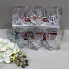 Набір склянок Quadro 6 шт 300 мл ХАМЕЛЕОН Yujing GlassWare 2772-3