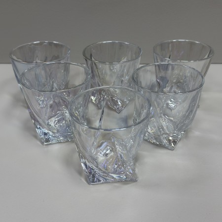 Набір склянок Quadro 6 шт 300 мл ХАМЕЛЕОН Yujing GlassWare 2772-3