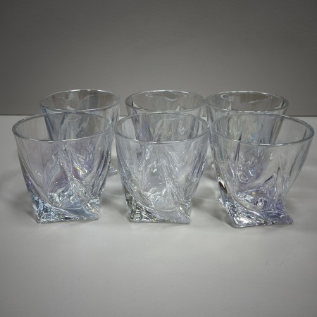 Набір склянок Quadro 6 шт 300 мл ХАМЕЛЕОН Yujing GlassWare 2772-3