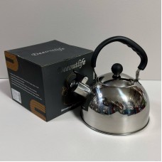 Чайник із нержавіючої сталі зі свистком 1,5 л капсульне дно Stenson DE-521 SS