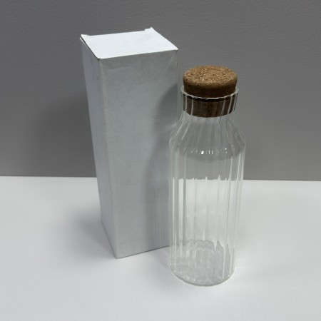 Графін скляний з  корковою кришкою 1,2 л Stenson R10133