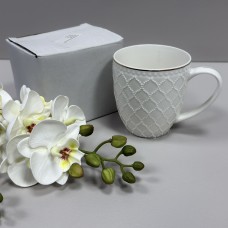 Кружка порцелянова 400 мл d-9 см, h-10 см Перлина Grazie TNC7125 / 12825 біла