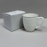 Кружка порцелянова 400 мл d-9 см, h-10 см Перлина Grazie TNC7125 / 12825 біла