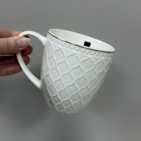 Кружка порцелянова 400 мл d-9 см, h-10 см Перлина Grazie TNC7125 / 12825 біла