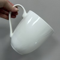 Кружка порцелянова 1000 мл d-12 см, h-13,8 см Oversize Milika M0520-MA-2001 біла