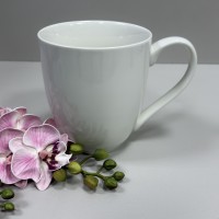 Кружка порцелянова 1000 мл d-12 см, h-13,8 см Oversize Milika M0520-MA-2001 біла