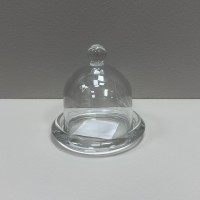 Лимонниця з кришкою скляна 9,5х9,5х9 см S&T 9904-1 прозора