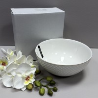 Салатник круглий порцеляновий d-14 см, h-7 см Кристал Grazie TNC7125 / 12894 білий