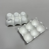 Підставка-лоток для яєць порцелянова на 6 шт Писанка Olens 102-1224 біла