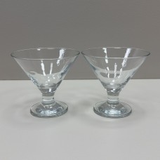 Набір скляних креманок для морозива, желе та десертів 2 шт 185 мл d-10,5 см, h-10 см Pasabahce Ice Ville 440410