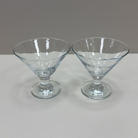 Набір скляних креманок для морозива, желе та десертів 2 шт 185 мл d-10,5 см, h-10 см Pasabahce Ice Ville 440410