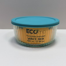Контейнер круглий для їжі 1780 мл d-18,5 см, h-8,6 см Wave Box Ecomo 3CC180-4H / 7108762