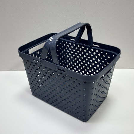 Кошик "Комфорт +" з ручками 15 л 35х24,5х23 см Полімербит ПБ-970 сірий