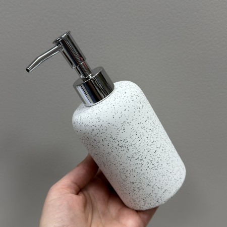 Набір аксесуарів для ванної кімнати 3 предмети BonaDi 851-328 білий граніт