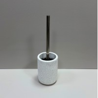 Йоршик для унітазу з підставкою 11х11х15,5 см / h-35 см BonaDi 851-329 білий граніт