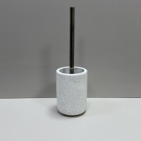 Йоршик для унітазу з підставкою 11х11х15,5 см / h-35 см BonaDi 851-329 білий граніт