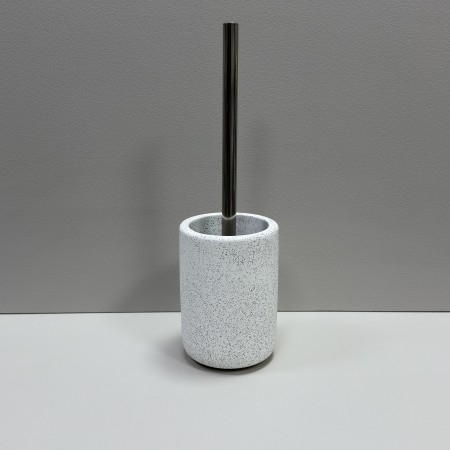 Йоршик для унітазу з підставкою 11х11х15,5 см / h-35 см BonaDi 851-329 білий граніт