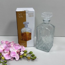 Графін-штоф скляний 0,5 л 7,5х7,5х18,5 см Viva WB500/7002722