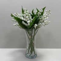 Ваза скляна h-24 см Trendglass Helga 35090 прозора