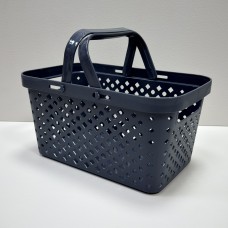 Кошик "Комфорт +" з ручками 7,5 л 31х19,5х16 см Полімербит ПБ-987 сірий