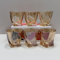 Набір склянок Quadro 6 шт 300 мл Yujing GlassWare 2772-4/3596