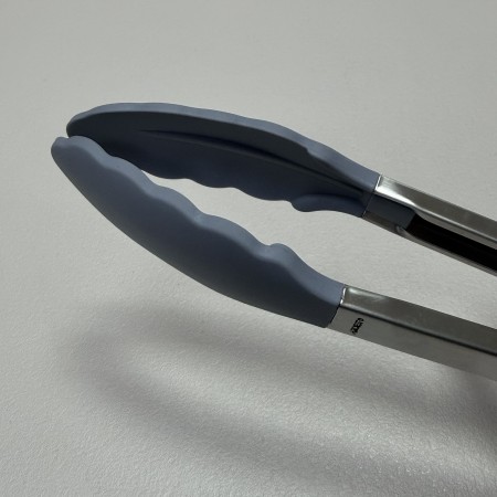 Щипці кухонні з нержавіючої сталі та силікону 30,5 см універсальні Ardesto Midori AR3035GS сірі