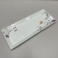 Блюдо порцелянове прямокутне 35х14х2 см Spring Story BonaDi K225