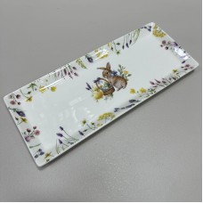 Блюдо порцелянове прямокутне 35х14х2 см Easter Melody BonaDi K240