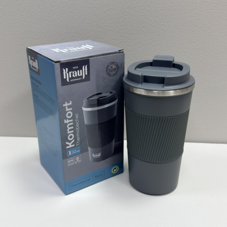 Термочашка 510 мл Krauff Komfort 26-309-011 сіра