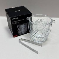 Відро для льоду із щипцями 980 мл скляне Alba Ardesto AR5044