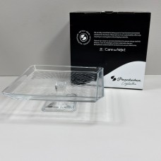 Блюдо на ніжці скляне квадратне 23,5х23,5х8,1 см Crystallin Pasabahce Madlen 950007