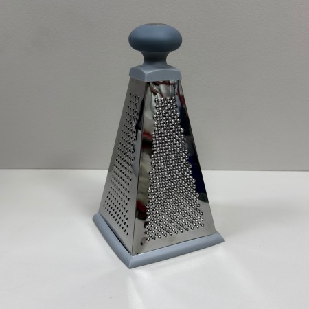 Тертка 4-гранна 13х13х25 см Vinzer 50329 сіра