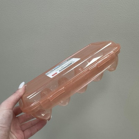 Лоток для яєць 10 шт 26.5х12.5х7 см Irak Plastik YU-110 помаранчевий