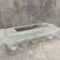 Лоток для яєць 10 шт 26.5х12.5х7 см Irak Plastik YU-110 прозорий