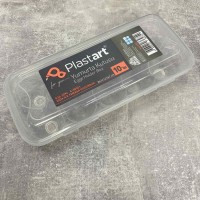 Лоток для яєць 10 шт 26.5х12.5х7 см Irak Plastik YU-110 прозорий