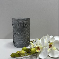 Склянка висока скляна 1 шт 350 мл h-12,2 см, d-7,7 см Dragon Eye Black EDC05-05/1 сіра