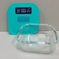 Контейнер 1100 мл 17,5х17,5х7 см Luminarc Pure Box Unique JOY X1545 бірюза