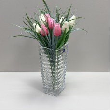 Ваза скляна 12х10,5х25 см Yujing GlassWare 4025 B / 3966  прозора