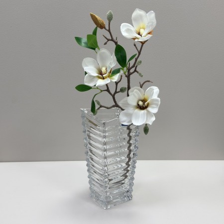 Ваза скляна 12х10,5х25 см Yujing GlassWare 4025 B / 3966  прозора