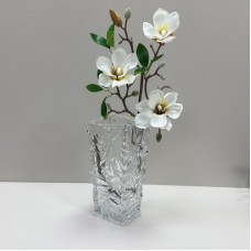 Ваза скляна 12х10,5х25 см Yujing GlassWare 3965/4025A прозора
