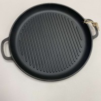 Казан чавунний 15 л з кришкою-сковородою гриль Maysternya V15-1CP Gr