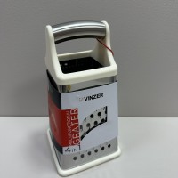Тертка 4-гранна 12.7х12.7х24.2 см Ivori Collection Vinzer 50653 айворі