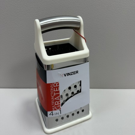 Тертка 4-гранна 12.7х12.7х24.2 см Ivori Collection Vinzer 50653 айворі