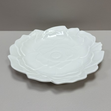 Блюдо порцелянове d-25 см, h-3,4 см Троянда Stenson MC3272-10