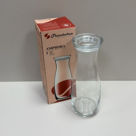 Графін скляний зі скліною кришкою 1,18 л Amphora Pasabahce 950103